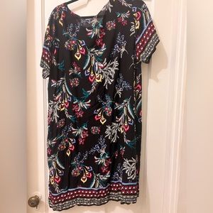 Shein mosaic t- shirt dress